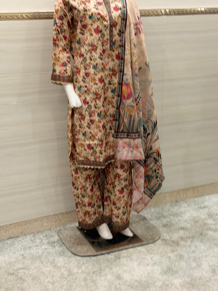 Golden Meadow & Taupe 3-Piece Suit