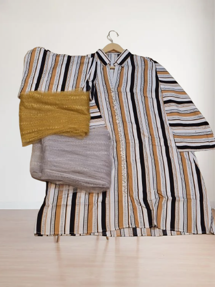 Urban Chic Vertical Stripe 3-Piece Ensemble