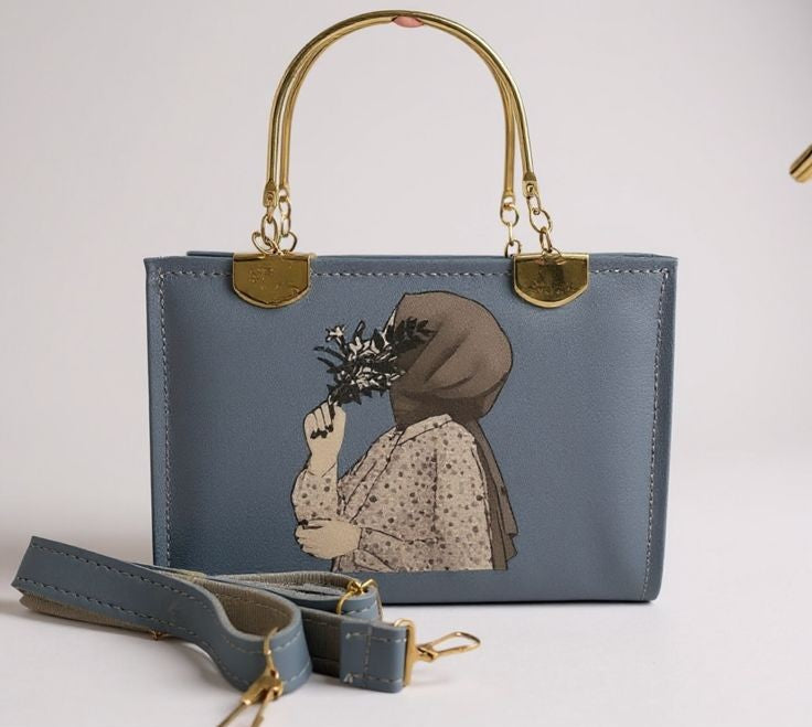 Grace & Bloom – Artisanal Illustration Handbag