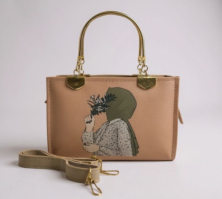 Grace & Bloom – Artisanal Illustration Handbag
