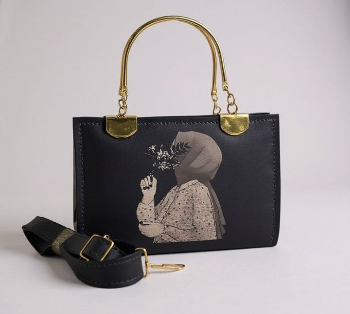 Grace & Bloom – Artisanal Illustration Handbag