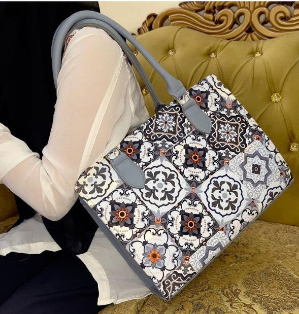 Heritage Tile – Mediterranean Pattern Tote Bag