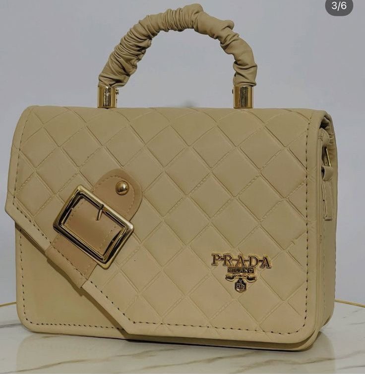 Midnight Quilt – Designer Top-Handle Bag