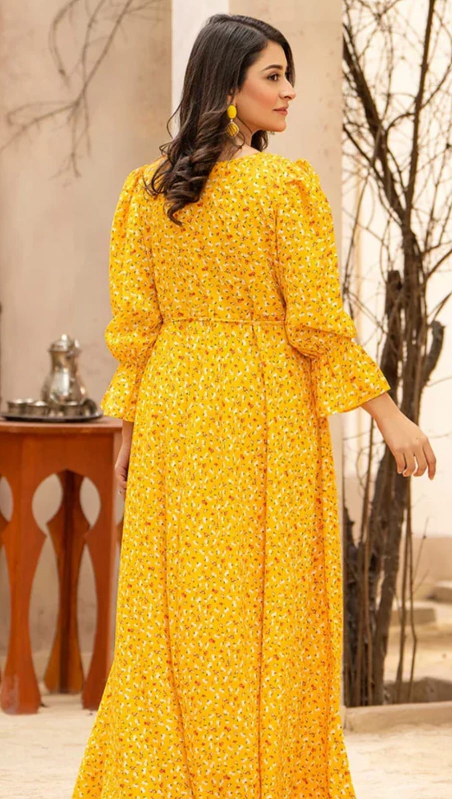 Golden Meadow Maxi Dress