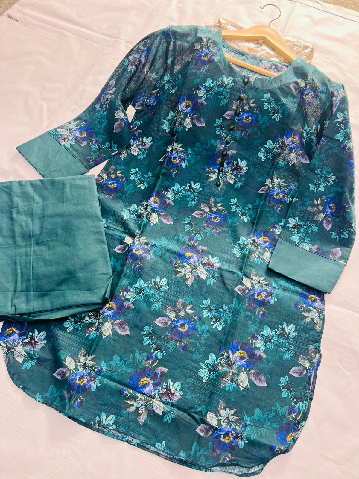 Oceanic Glaze & Sapphire Night 2-Piece Stitched Suit